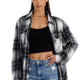 Boyfriend Oversized Soft Flannel Shacket FL504