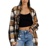 Boyfriend Oversized Soft Flannel Shacket FL503