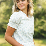 Dempsey Floral Puff Sleeve Top