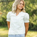 Dempsey Floral Puff Sleeve Top