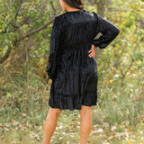 Diana Crushed Velvet Midi Dress