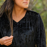 Diana Crushed Velvet Midi Dress