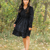 Diana Crushed Velvet Midi Dress
