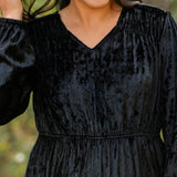 Diana Crushed Velvet Midi Dress