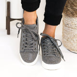 Diva Sneaker in Pewter