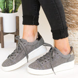 Diva Sneaker in Pewter