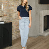 Donna Maxi Denim Skirt