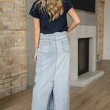 Donna Maxi Denim Skirt