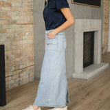 Donna Maxi Denim Skirt