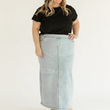 Donna Maxi Denim Skirt