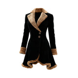 Thick Fleece Fur Lined Winter Coat