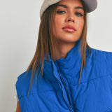 Crop Puffer Vest