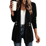 Knitted Loose Jacket – Casual Versatile Long Sleeve