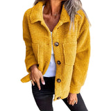 Solid Color Sherpa Jacket
