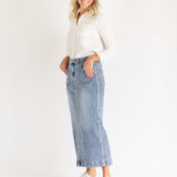 Elin Front Pocket Maxi Skirt - FINAL SALE