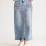 Elin Front Pocket Maxi Skirt - FINAL SALE