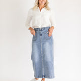 Elin Front Pocket Maxi Skirt - FINAL SALE