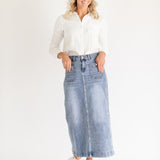 Elin Front Pocket Maxi Skirt - FINAL SALE