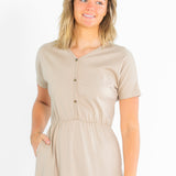 Ella Cinched Waist Maxi Dress