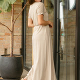 Ella Cinched Waist Maxi Dress