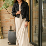 Ella Cinched Waist Maxi Dress