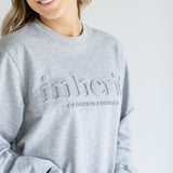 Embossed Inherit Logo Crewneck Sweatshirt