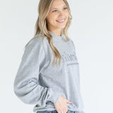 Embossed Inherit Logo Crewneck Sweatshirt