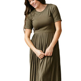 Emersyn Pleated Midi Dress
