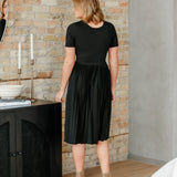 Emersyn Pleated Midi Dress