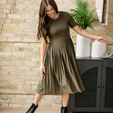 Emersyn Pleated Midi Dress