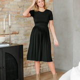 Emersyn Pleated Midi Dress