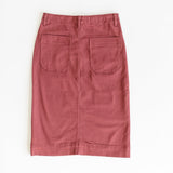 Erica Cotton Twill Midi Skirt