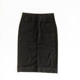 Erica Cotton Twill Midi Skirt