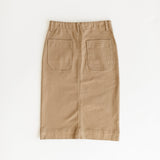 Erica Cotton Twill Midi Skirt