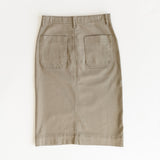Erica Cotton Twill Midi Skirt