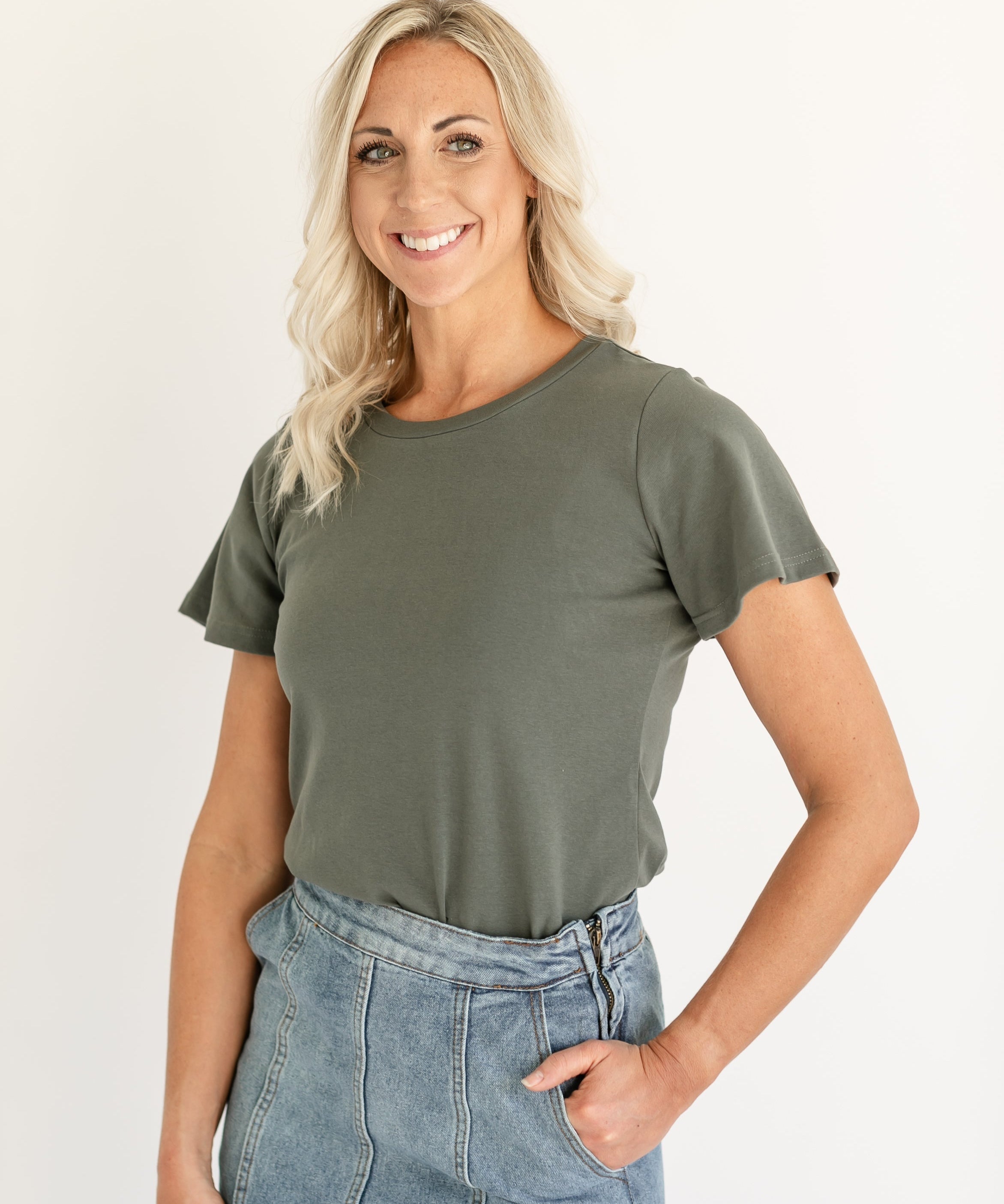 Essential Flutter Sleeve Top