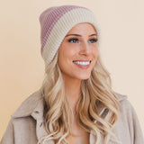 Essential Harmony Two-Tone Knit Beanie