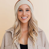 Essential Harmony Two-Tone Knit Beanie