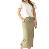 Essential Ivory Flutter Sleeve Top