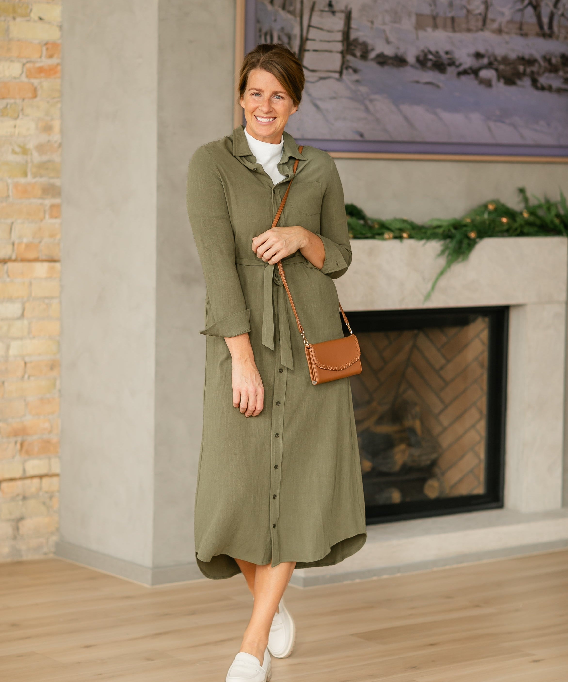 Essential Linen Shirt Dress