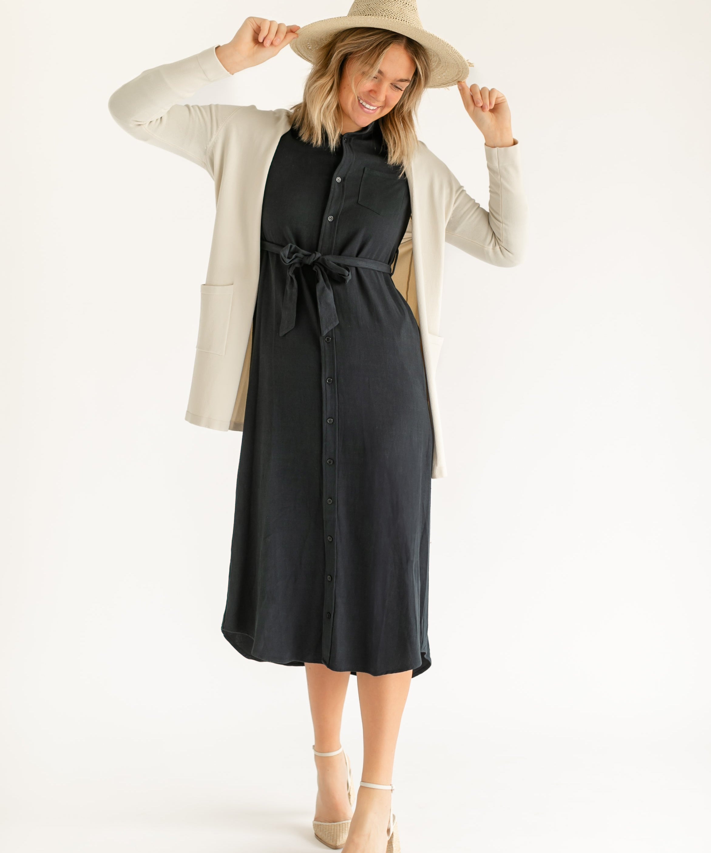 Essential Linen Shirt Dress