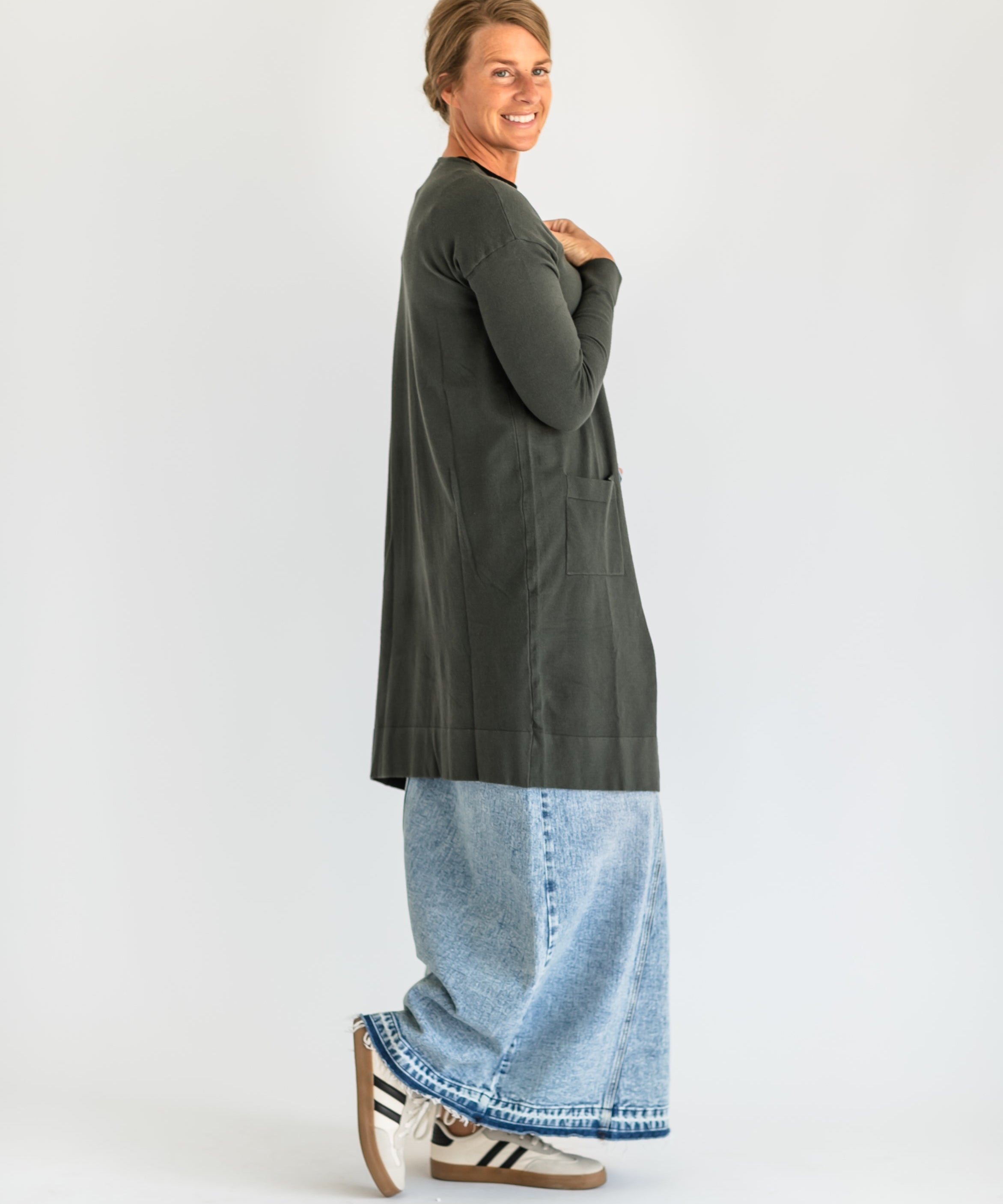 Essential Long + Soft Cardigan