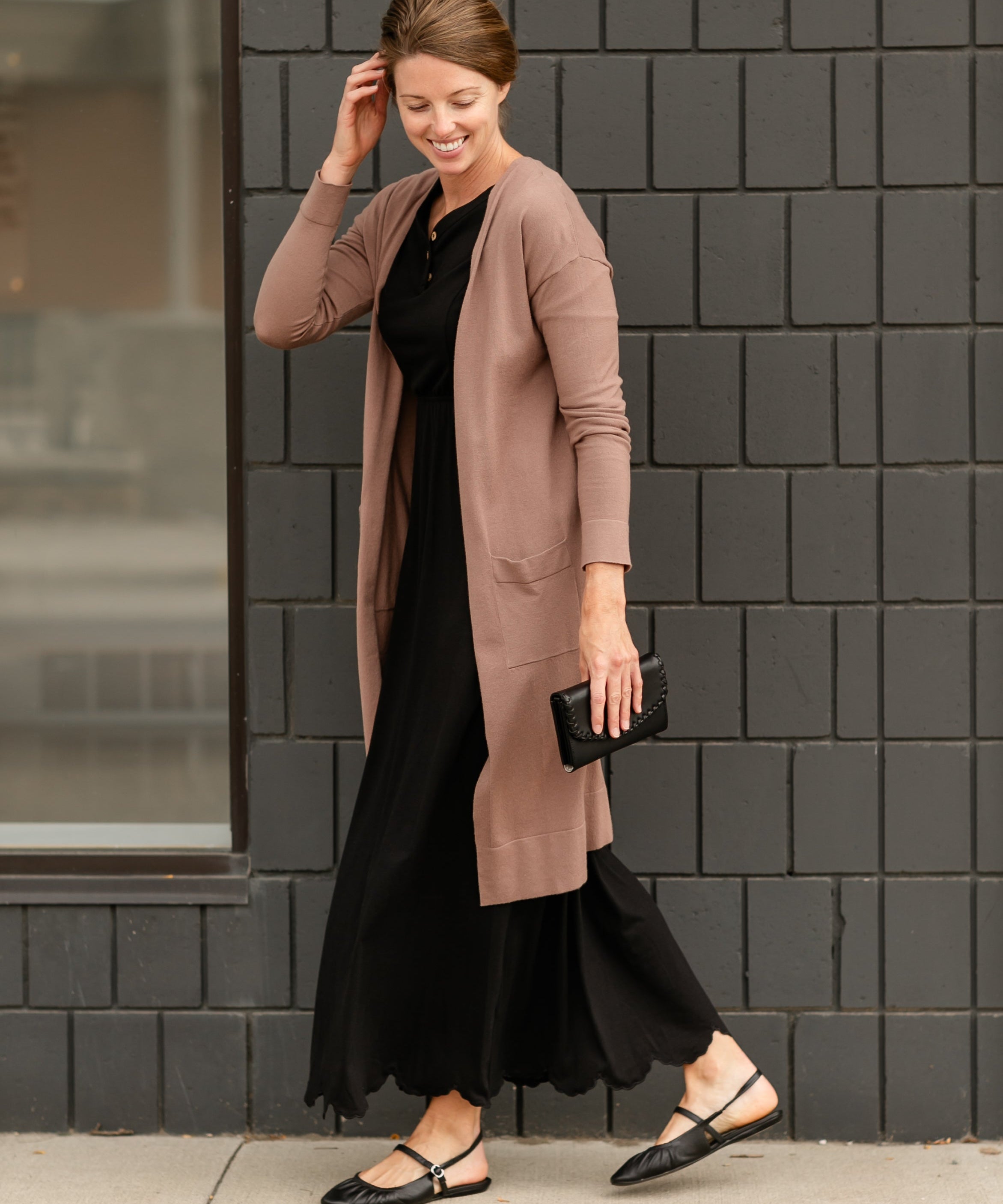 Essential Long + Soft Cardigan