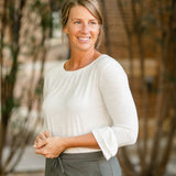 Essential Ruffled 3/4 Sleeve Top