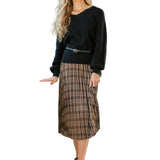 Essential V-neck Balloon Sleeve Sweater