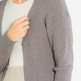 Essential Waffle Knit Cardigan