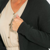 Essential Waffle Knit Cardigan