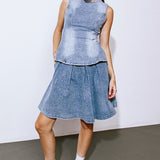 BE THE BRIGHTEST DENIM TOP