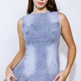 BE THE BRIGHTEST DENIM TOP