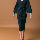 ADORABLE IDEAL SWEATER MIDI DRESS